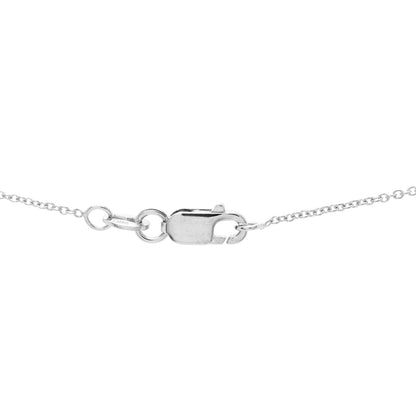 Roberto Coin 18K White Gold Diamond Tiny Treasures Heart Pendant Necklace 5 of 6