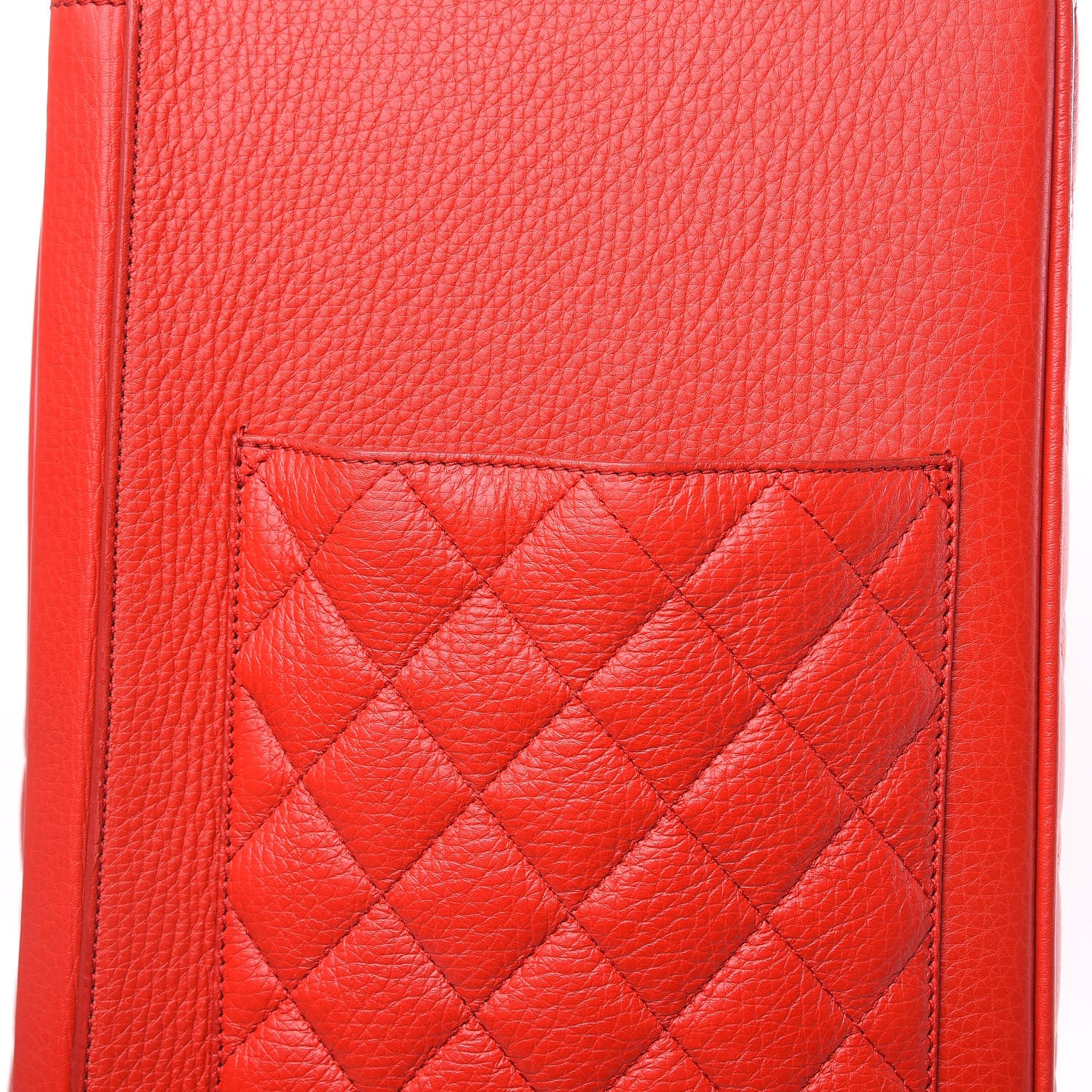 Chanel Calfskin Quilted Coco Case Trolley Red 10 of 14