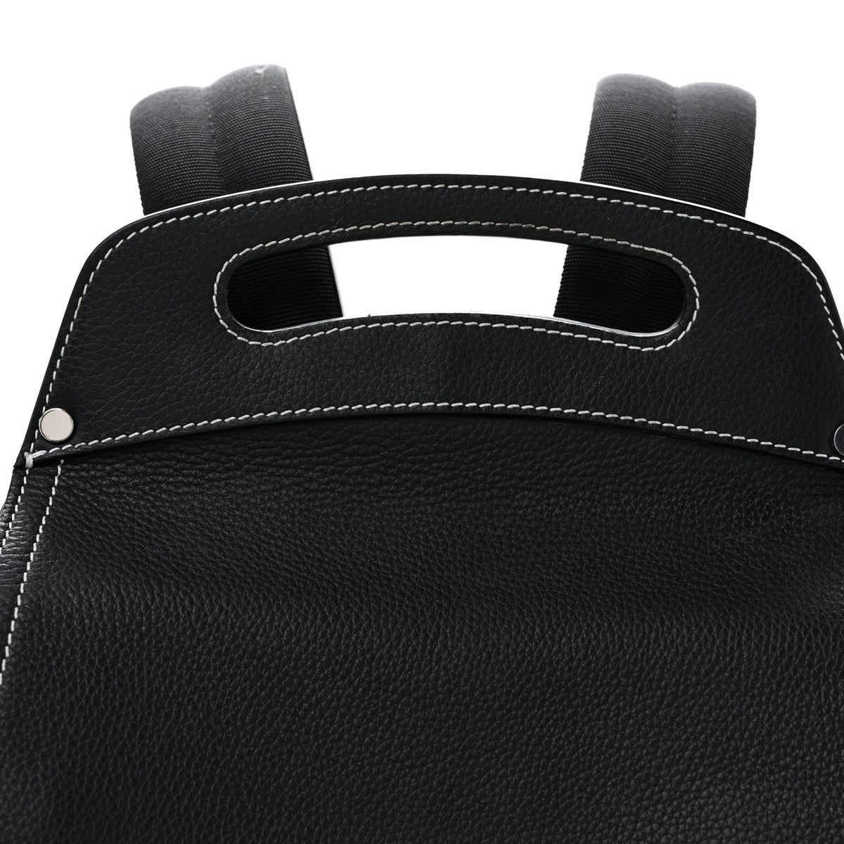 Christian Dior Grained Calfskin Maxi Gallop Backpack Black 8 of 14