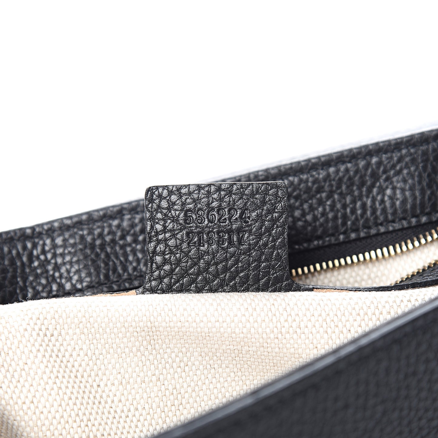 Pebbled Calfskin Medium Soho Flap Crossbody Black