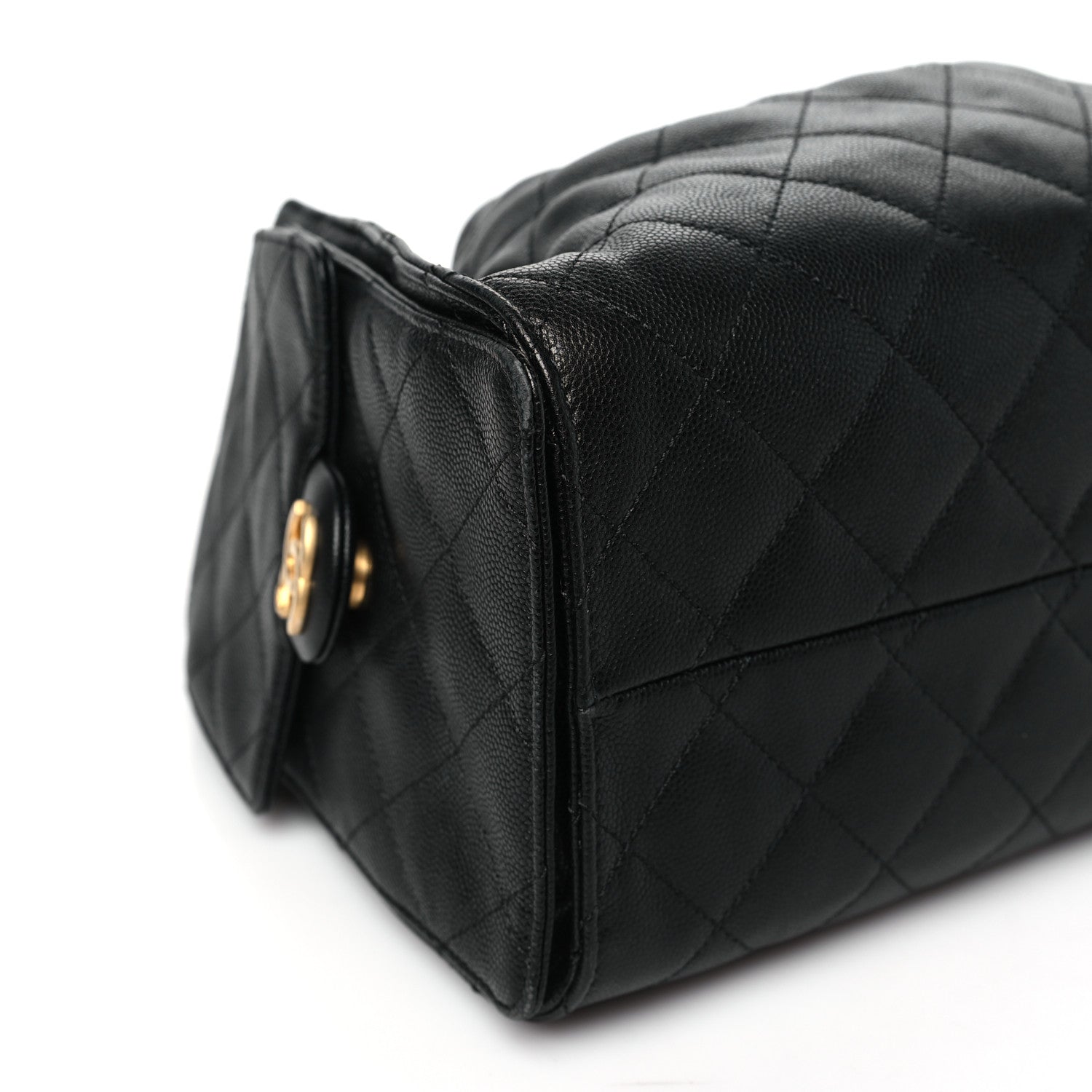 Chanel Caviar Quilted Small Chanel 25 Handbag Black 9 of 10