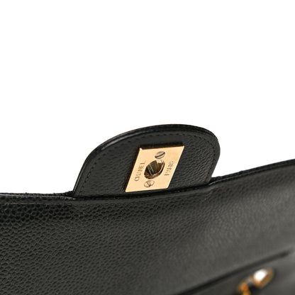 Chanel Caviar Quilted Small Double Flap Black 19 of 19