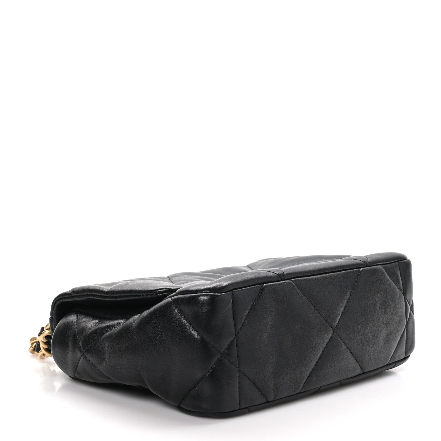 Chanel Goatskin Quilted Medium Chanel 19 Flap Black 4 of 11