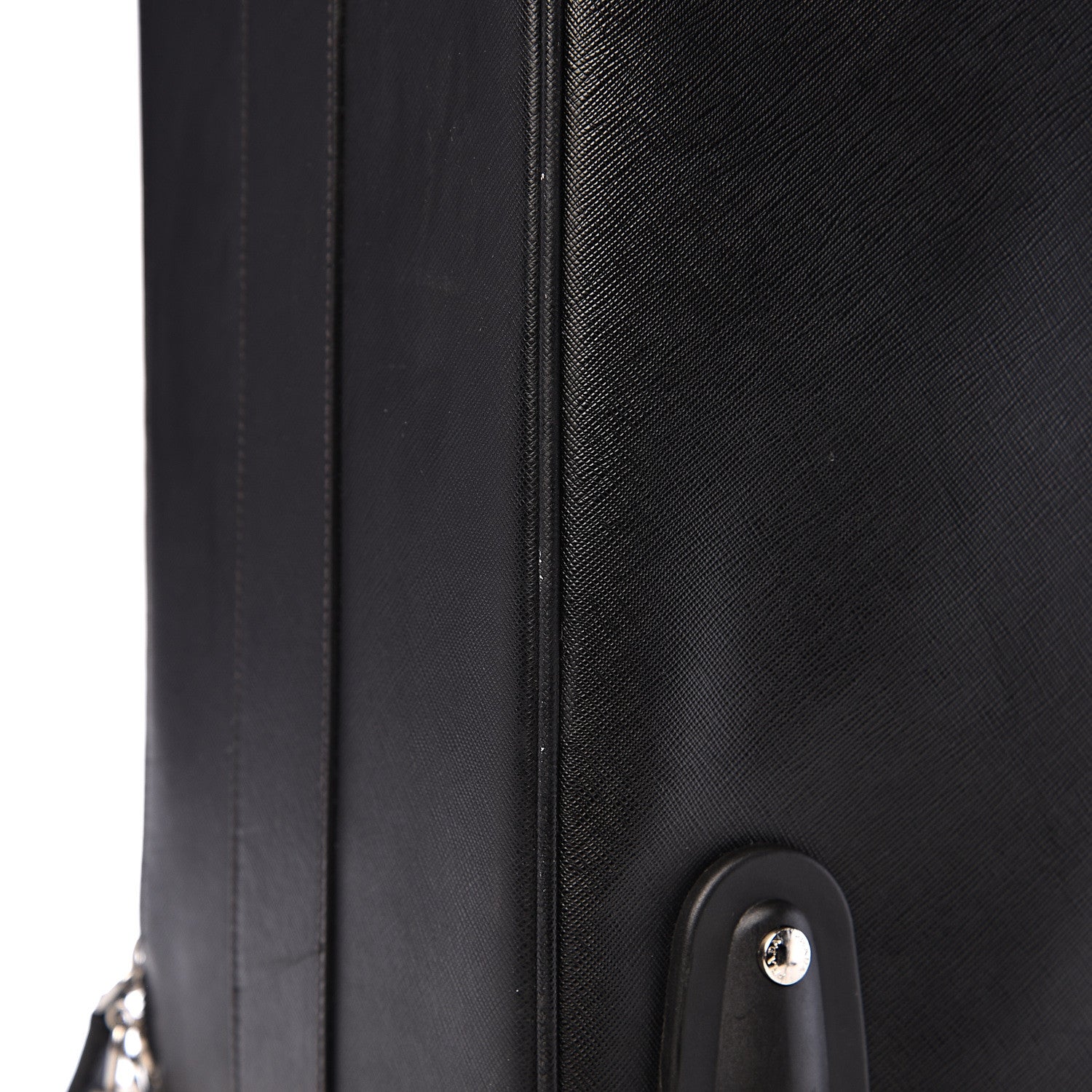 Prada Saffiano Travel Trolley Luggage Black 6 of 14