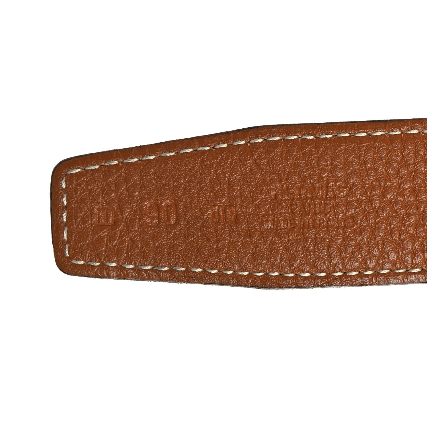 Hermes Box Togo 24mm Mini H Belt 90 36 Black Gold 5 of 7