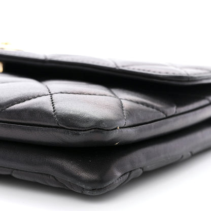 Chanel Lambskin Quilted Medium Trendy CC Flap Black 12 of 14
