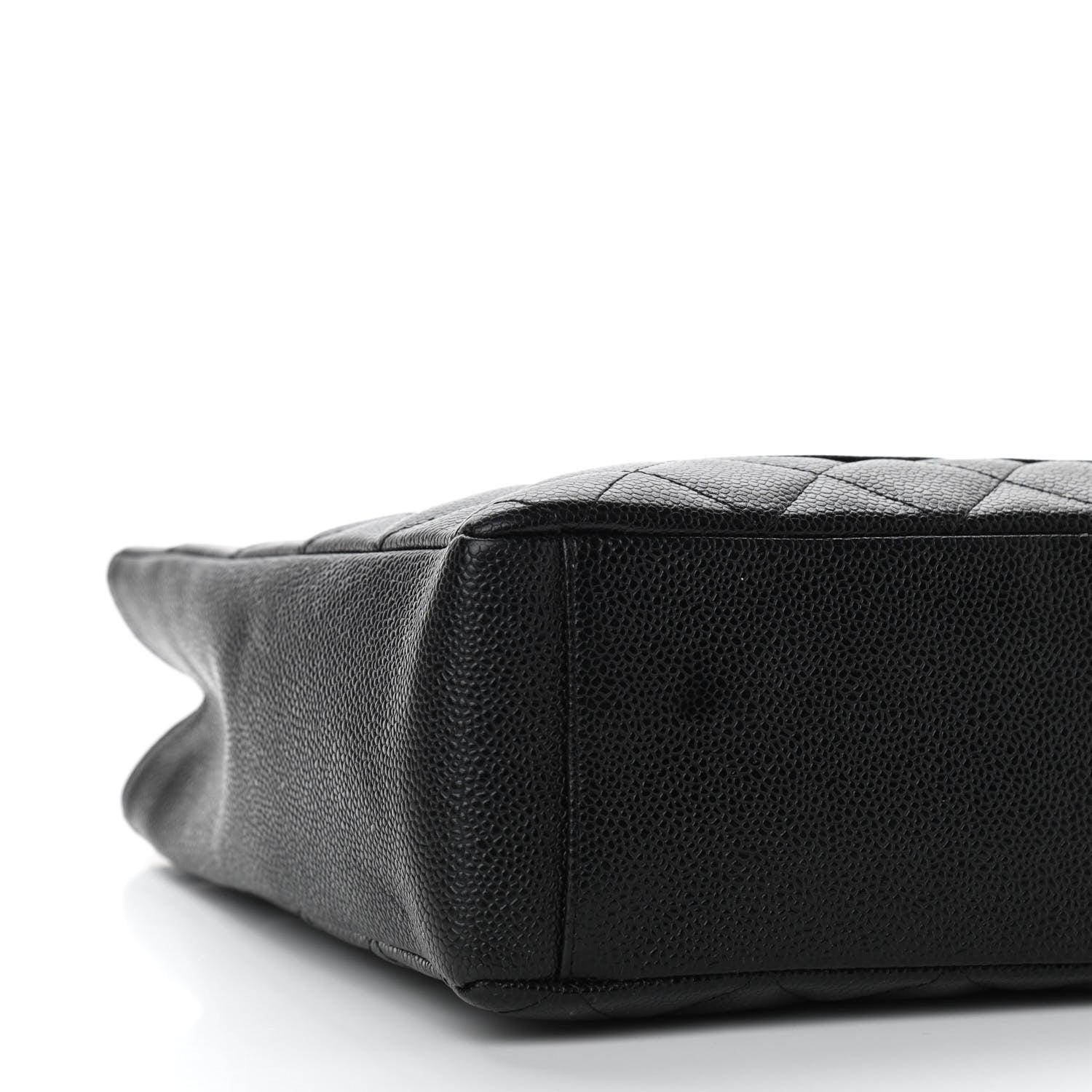 Chanel Caviar Quilted Petit Shopping Tote PST Black 9 of 11