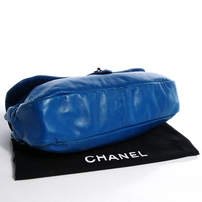Chanel Lambskin Soft and Chain Large Flap Blue 4 of 8