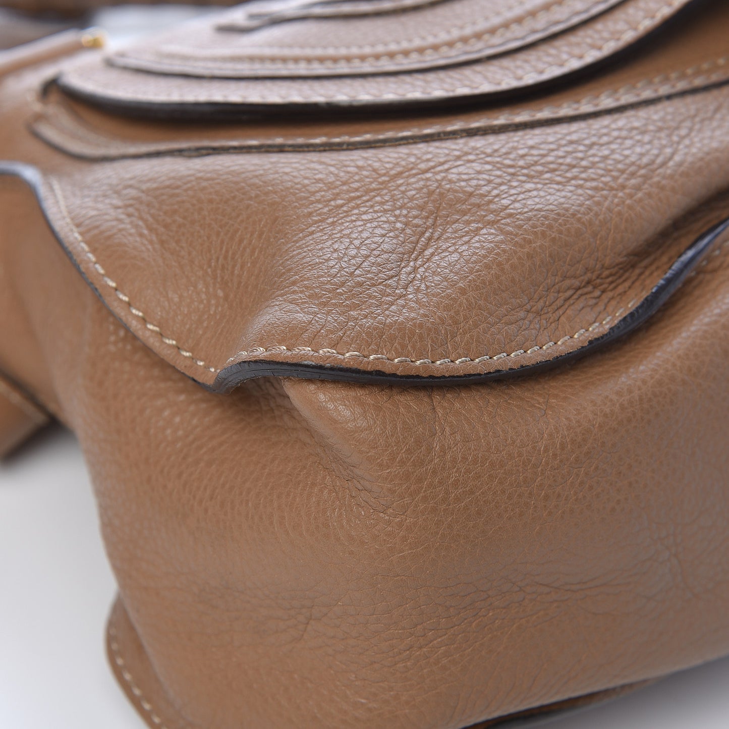 Calfskin Medium Marcie Satchel Nut