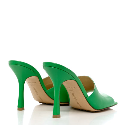 Bottega Veneta Lambskin Stretch Mule Sandals 38.5 Grass 4 of 10