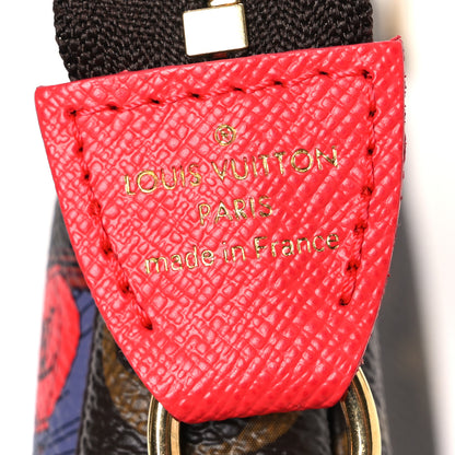 Louis Vuitton Monogram 2022 Christmas Animation Mini Pochette Accessories Red 6 of 7