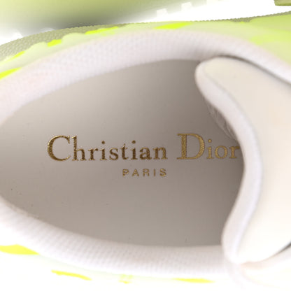 Christian Dior Reflective Fabric Shaded Dior-ID Platform Sneakers 39 Yellow Fluo 7 of 8