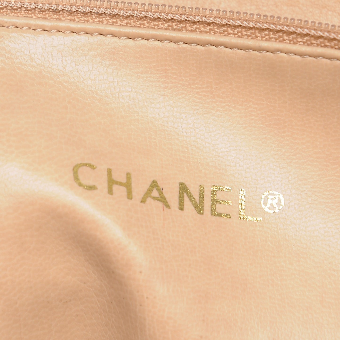 Lambskin Quilted Tote Beige