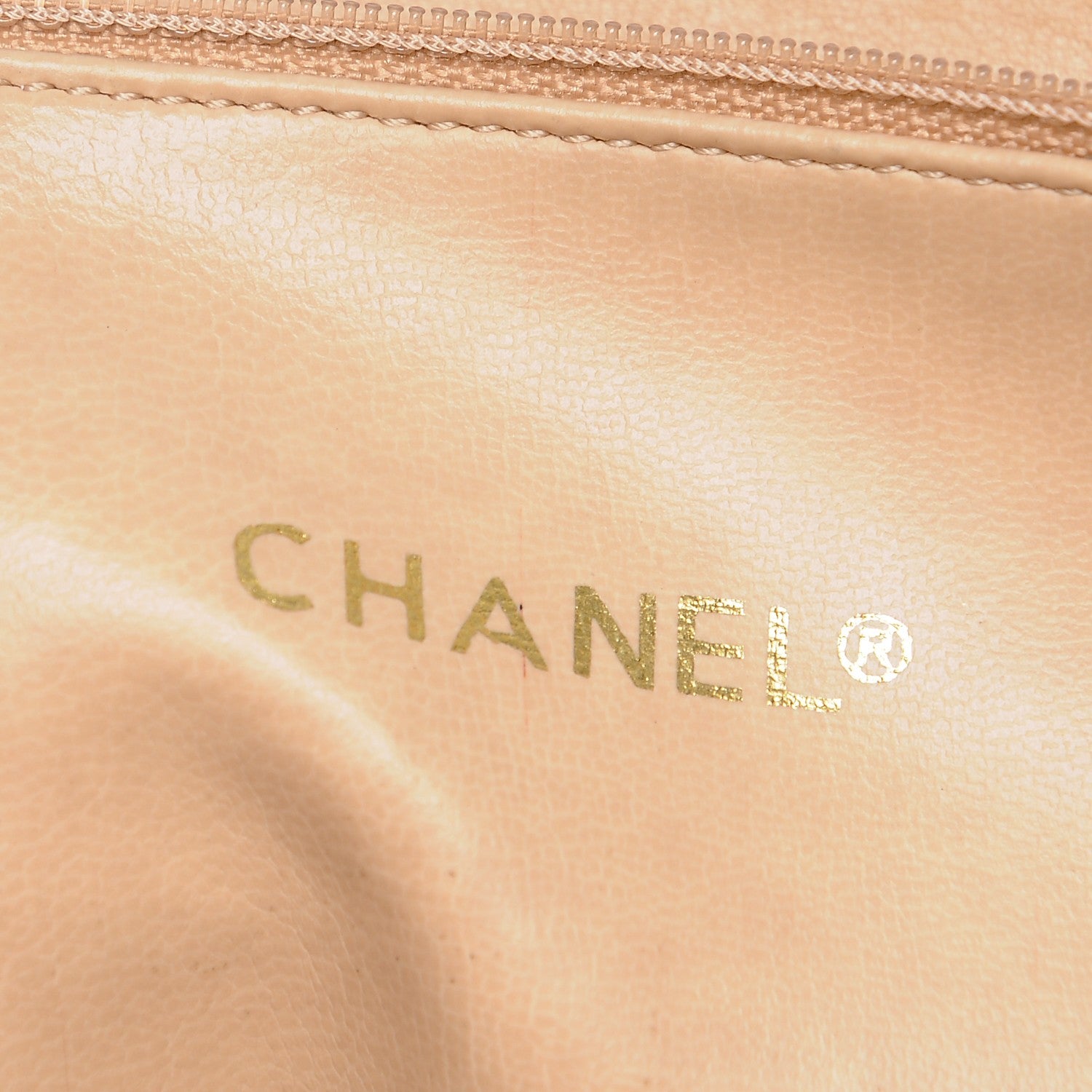 Chanel Lambskin Quilted Tote Beige 6 of 12