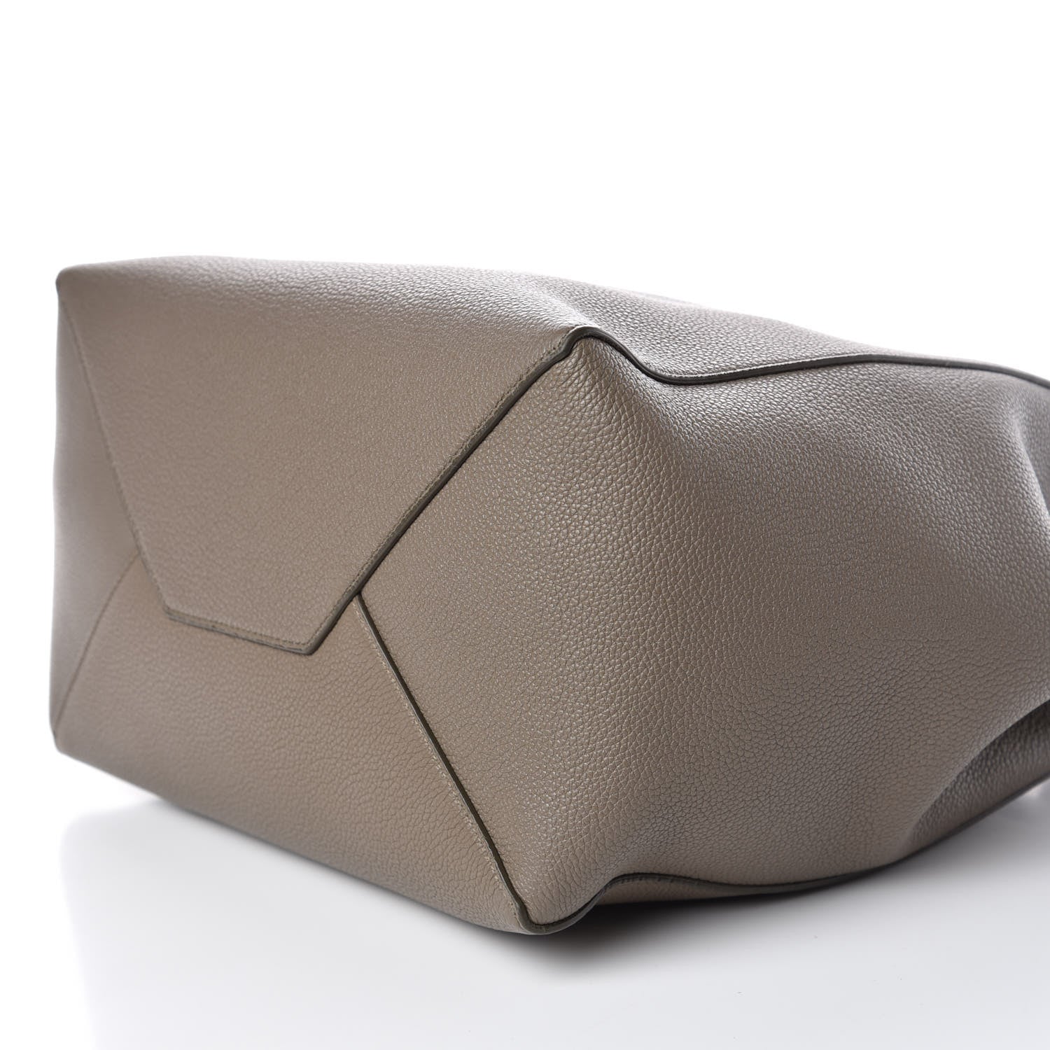 Celine Soft Grained Calfskin Small Belt Cabas Phantom Taupe 6 of 9