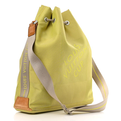 Louis Vuitton Damier Geant Americas Cup Volunteer Bag Yellow 3 of 13