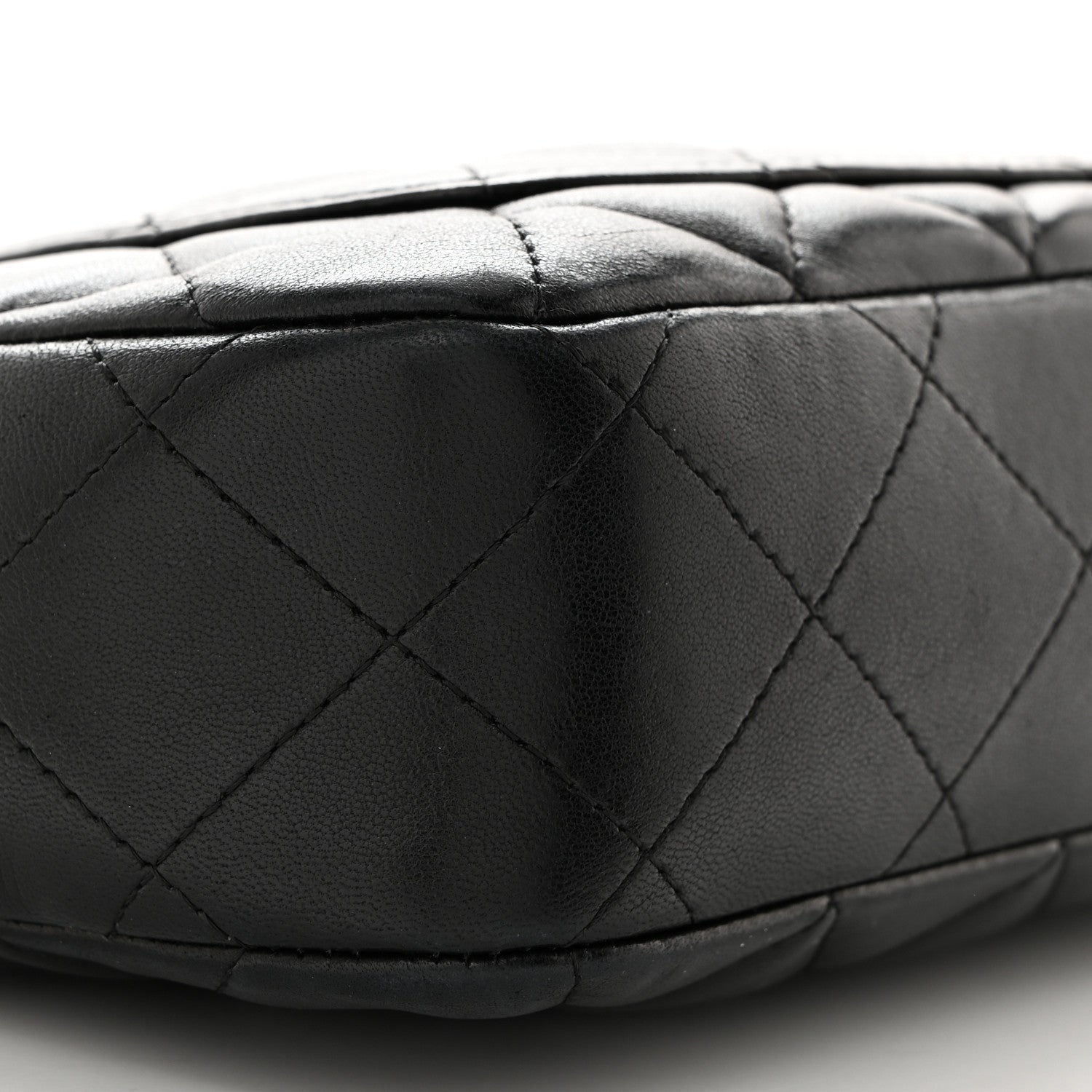 Chanel Lambskin Quilted Small Timeless Camera Case Black 9 of 10