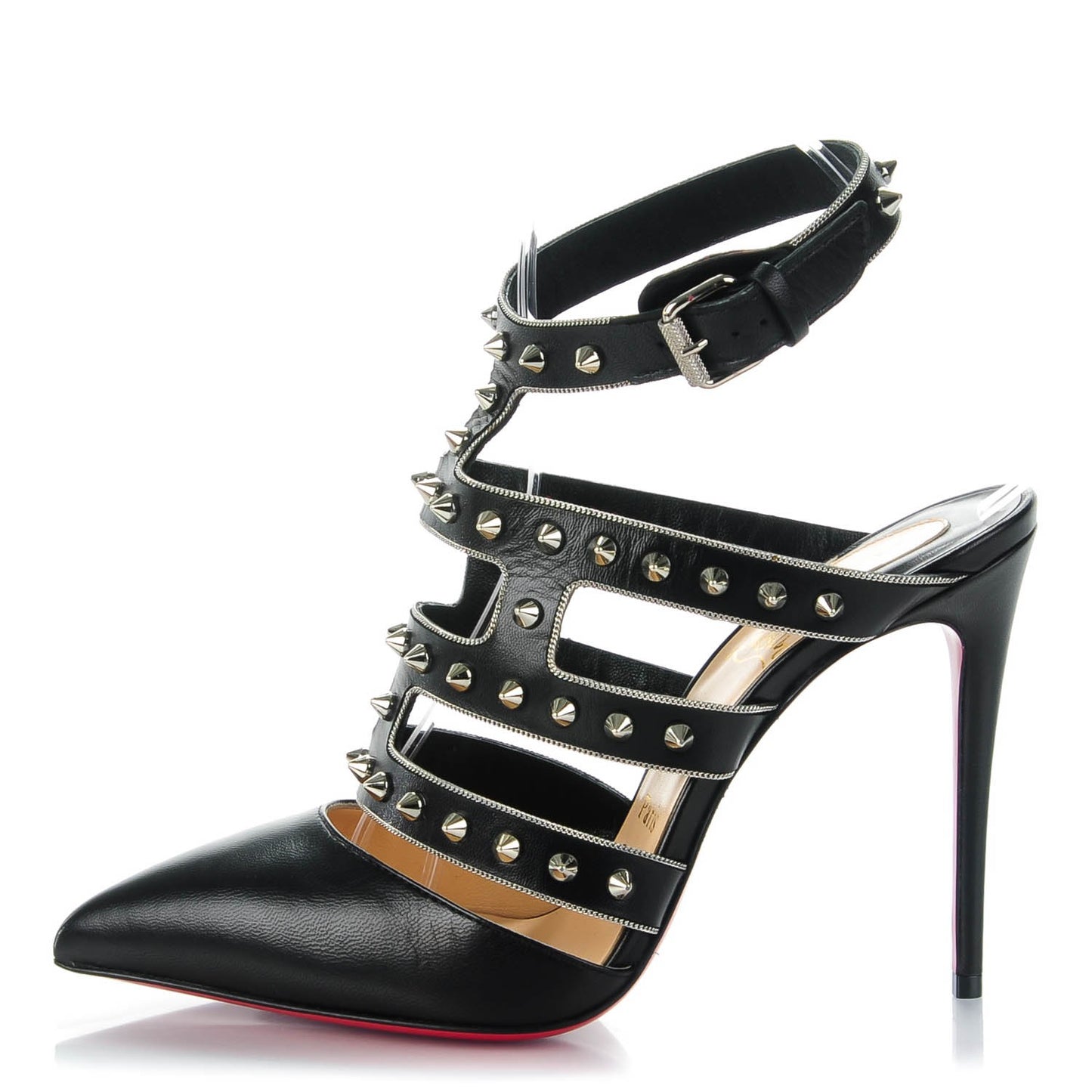 Kid Tchicaboum 100 Pumps 37 Black Silver