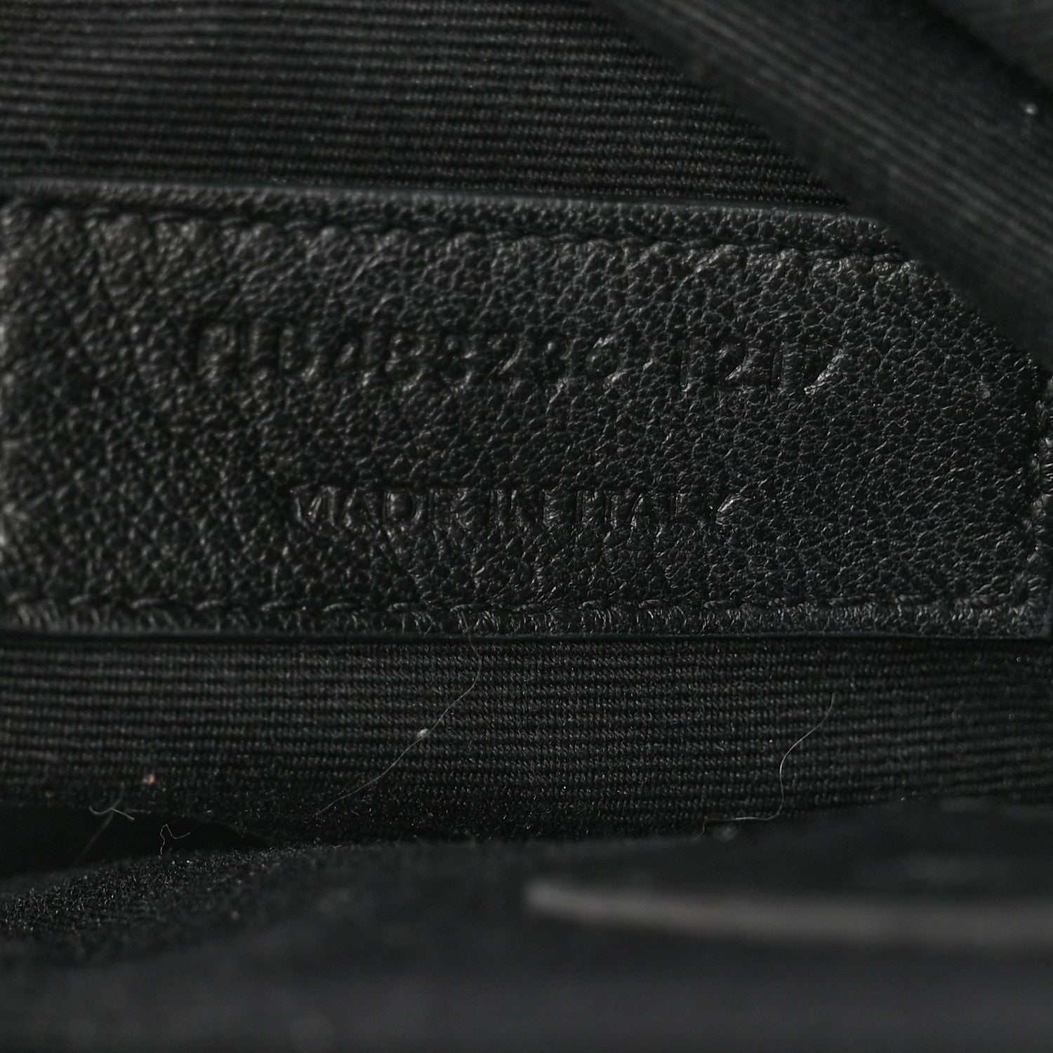 Saint Laurent Calfskin Y Quilted Monogram Loulou Document Holder Black 13 of 25