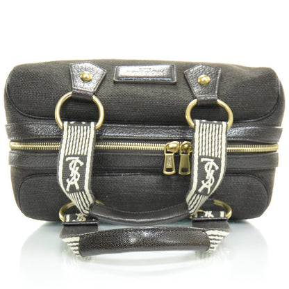 Saint Laurent Canvas Handbag Brown 5 of 9