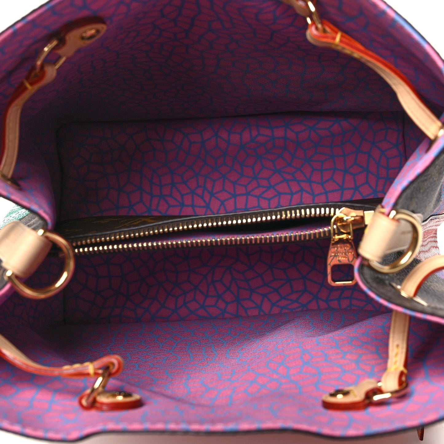 LV X YK Monogram Kusama Pumpkin Neonoe MM