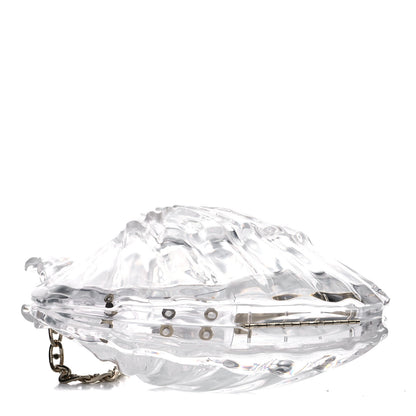 Chanel Plexiglass Evening On The Beach Shell Clutch Clear 4 of 9