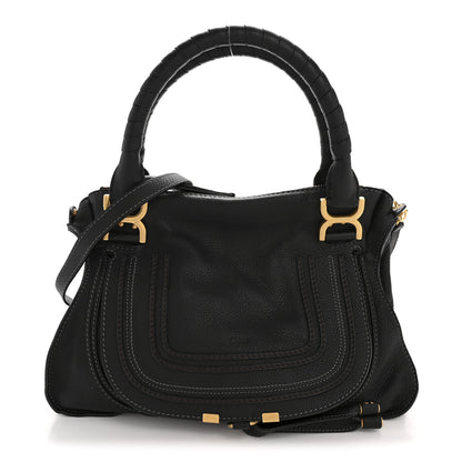 Chloe Calfskin Medium Marcie Satchel Black 1 of 13