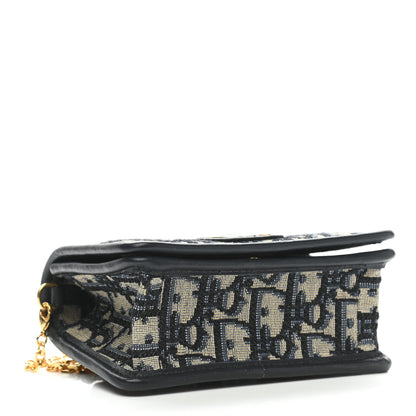 Christian Dior Oblique Nano 30 Montaigne Pouch Blue 4 of 9