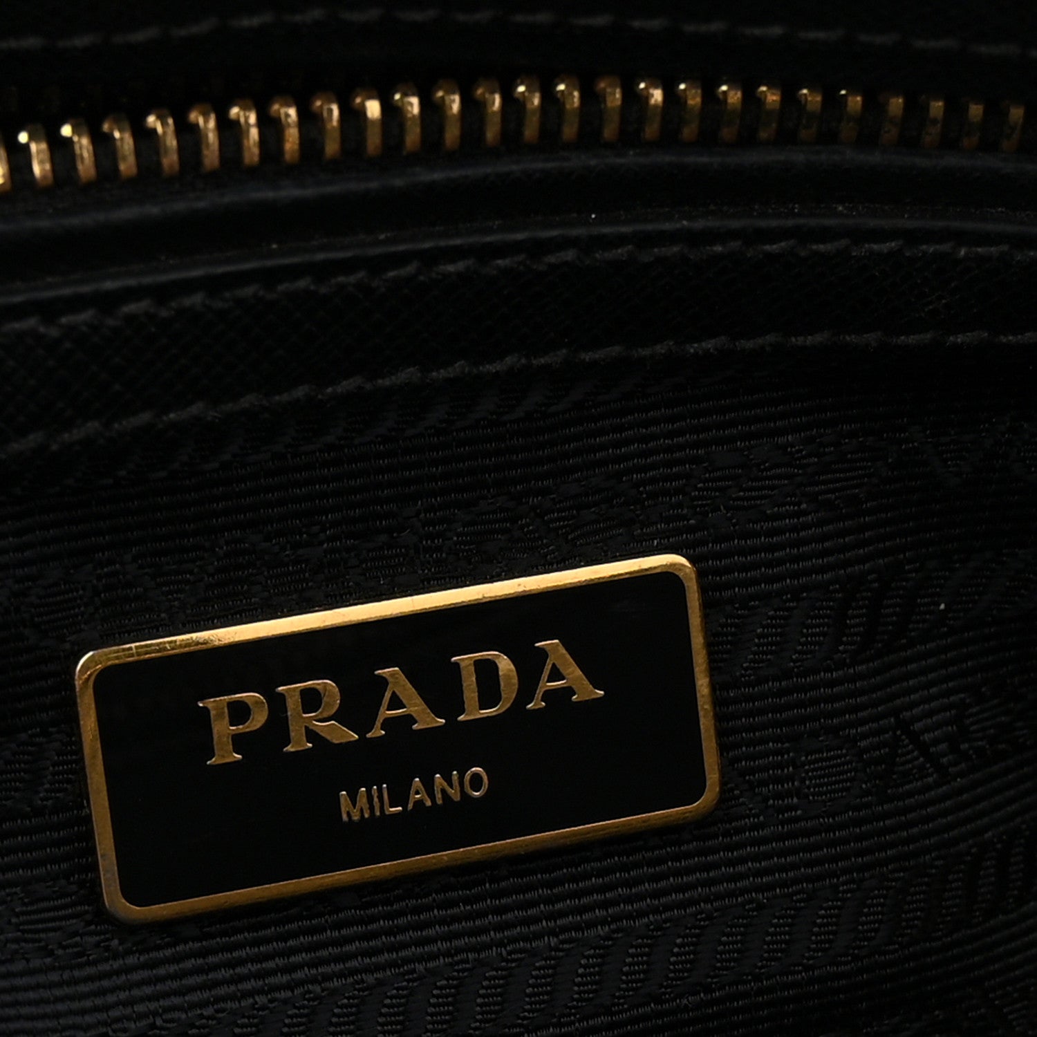 Prada Saffiano Small Galleria Double Zip Tote Black 6 of 13
