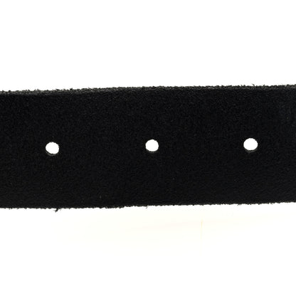 Gucci Cuoio Toscano Nickel Double G 85 34 Belt Black 4 of 4