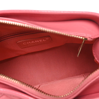 Chanel Aged Calfskin Quilted Small Gabrielle Hobo Rose 5 of 11