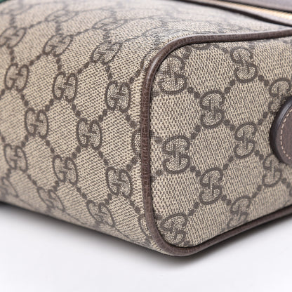 Gucci GG Supreme Monogram Web Small Ophidia Shoulder Bag Brown 10 of 10