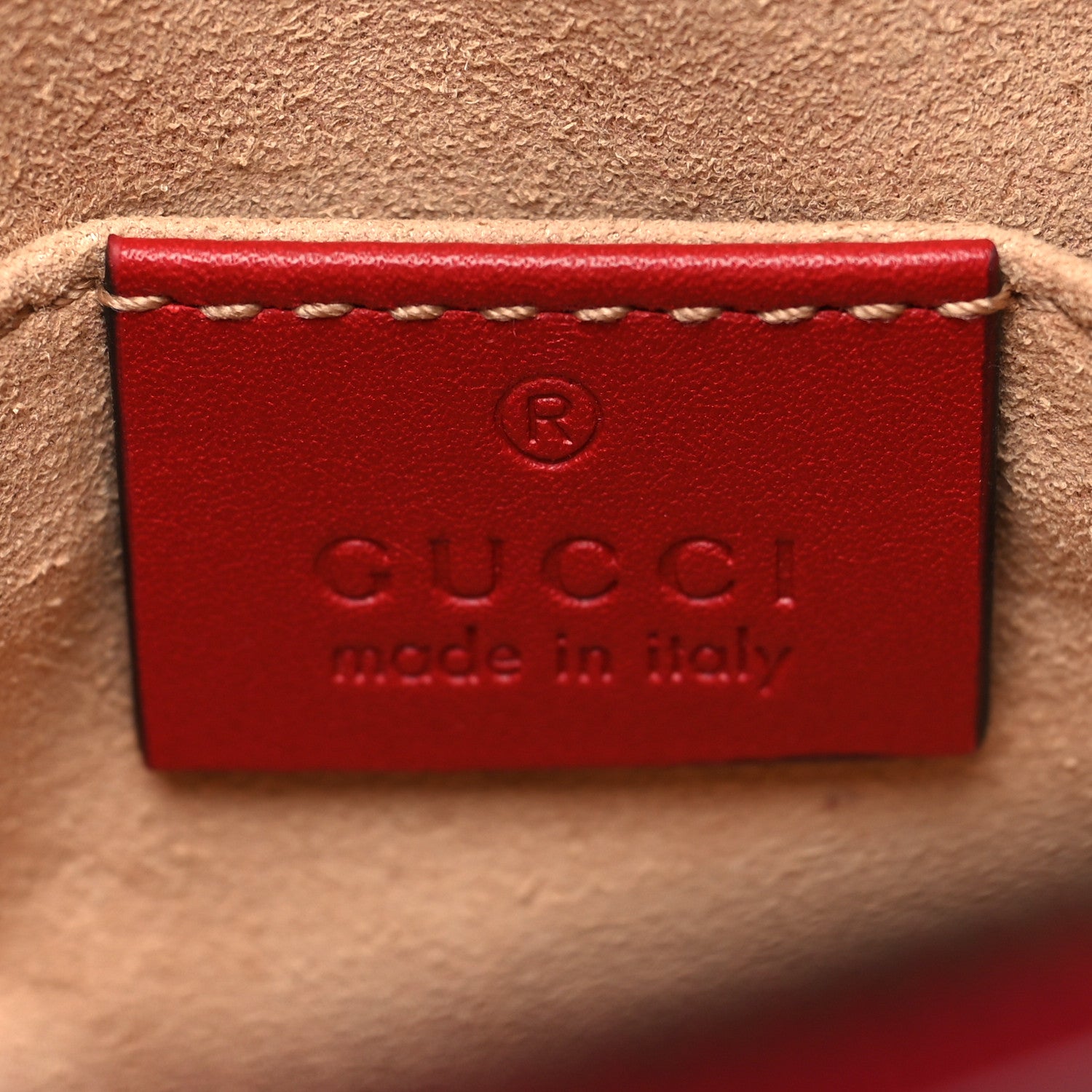 Gucci Calfskin Matelasse GG Marmont Belt Bag 75 30 Hibiscus Red 6 of 12