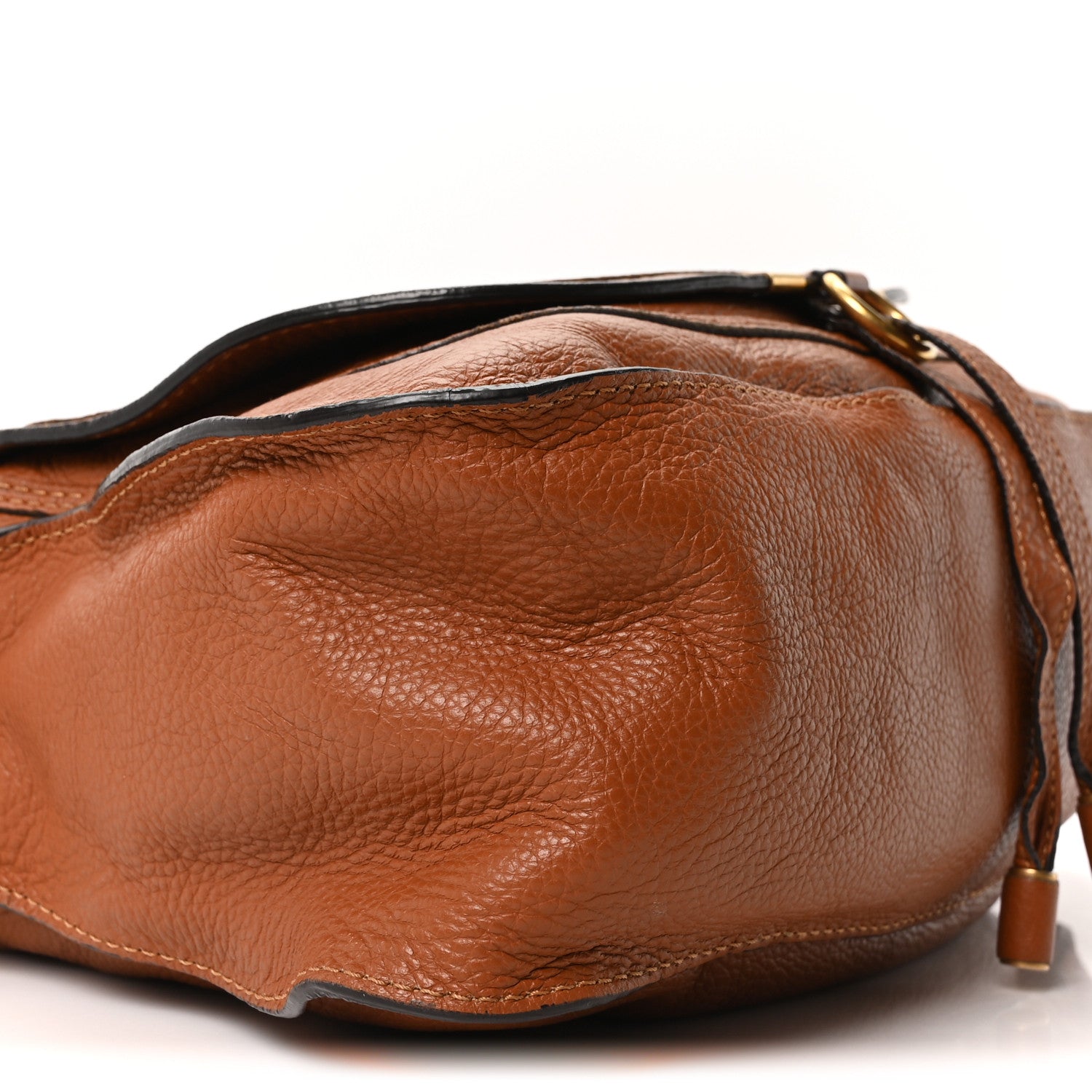 Chloe Calfskin Braided Medium Marcie Double Carry Tan 9 of 10
