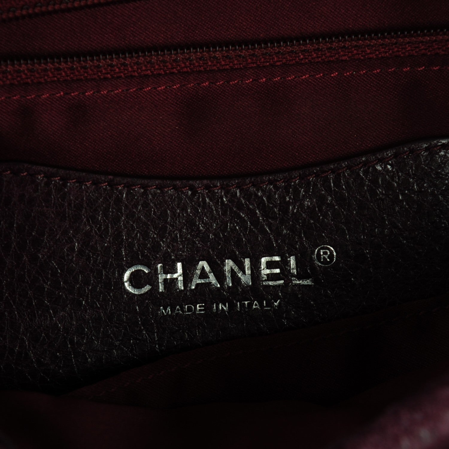 Chanel Glazed Calfskin Stitched On The Road Flap Plum 6 of 7