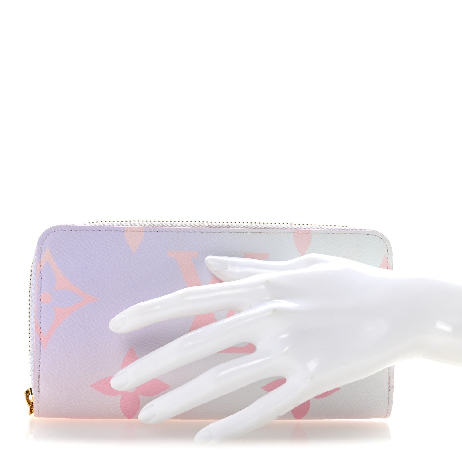 Louis Vuitton Monogram Giant Spring In The City Zippy Wallet Sunrise Pastel 2 of 9