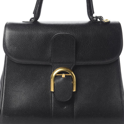 Delvaux Crispy Calfskin MM Brillant Satchel Black 7 of 9