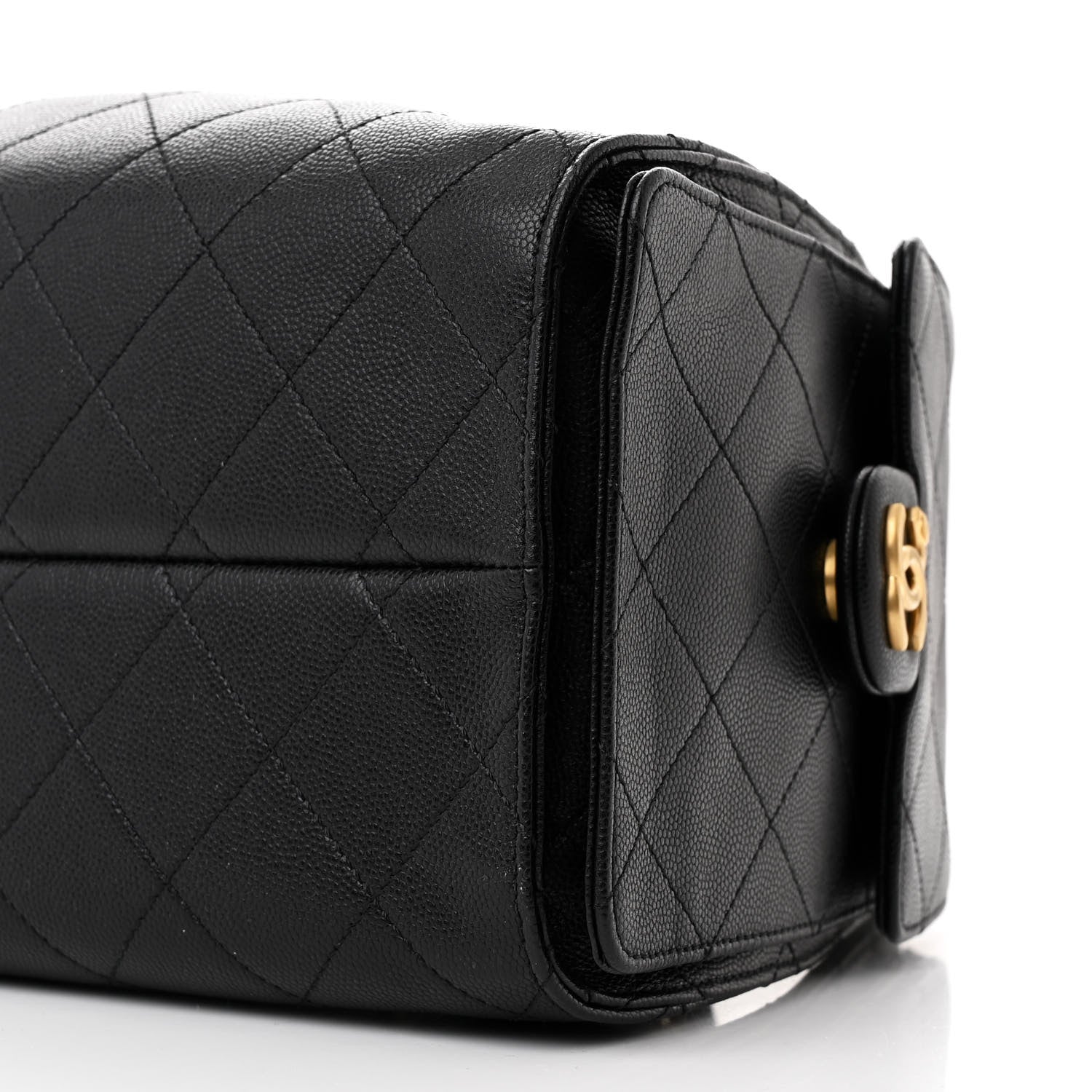 Chanel Caviar Quilted Small Chanel 25 Handbag Black 10 of 13