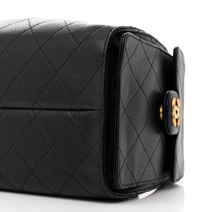Chanel Caviar Quilted Small Chanel 25 Handbag Black 10 of 13