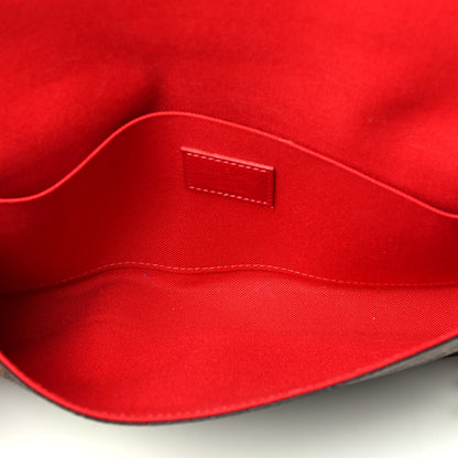 Louis Vuitton Damier Ebene Pochette Felicie Chain Wallet 4 of 4