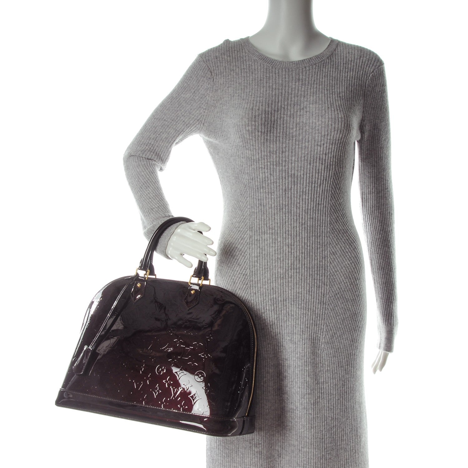 Louis Vuitton Vernis Alma GM Amarante 2 of 8