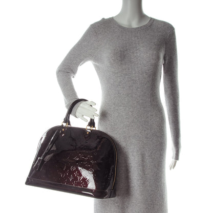 Louis Vuitton Vernis Alma GM Amarante 2 of 8