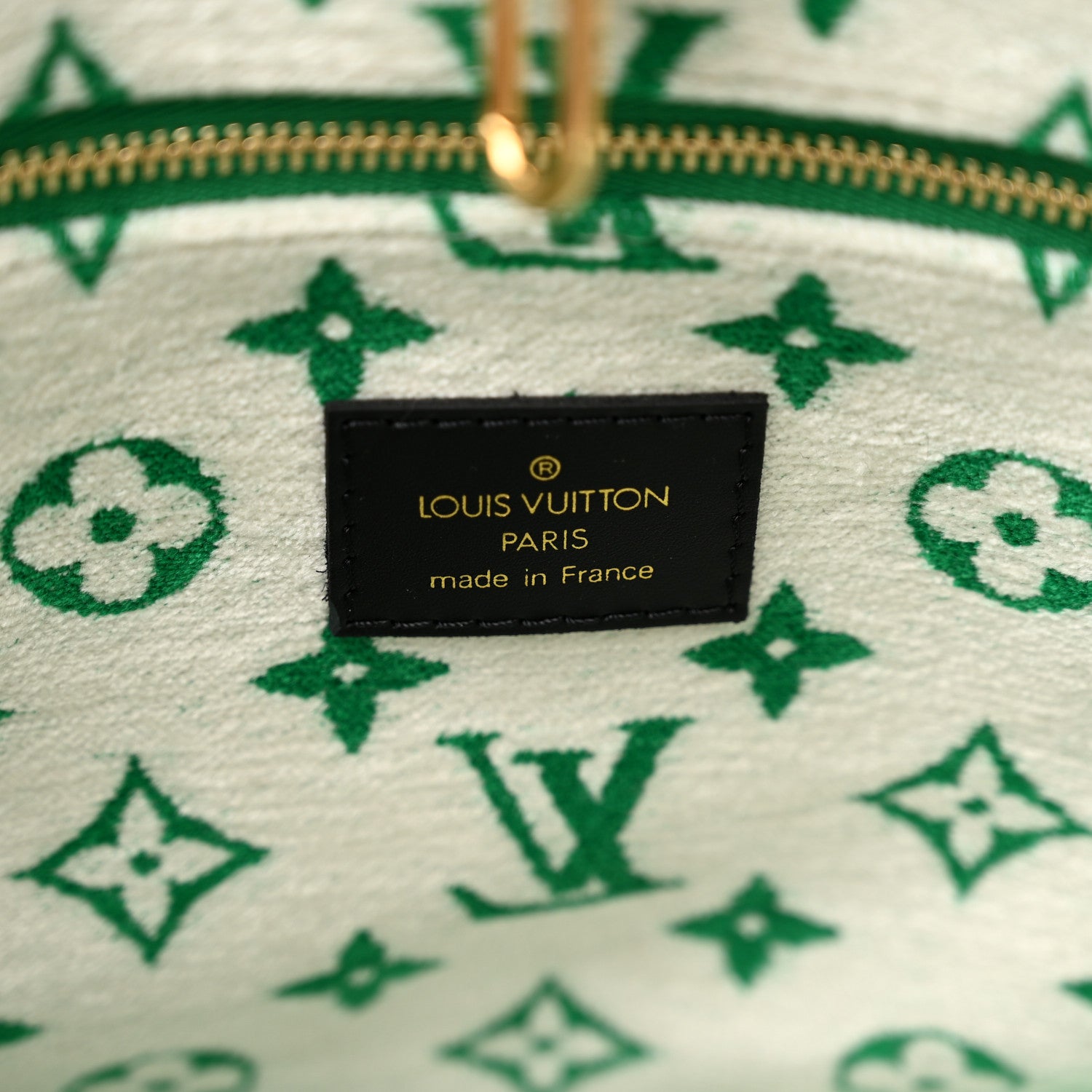 Louis Vuitton Jacquard Velvet Monogram Onthego PM Green 5 of 7