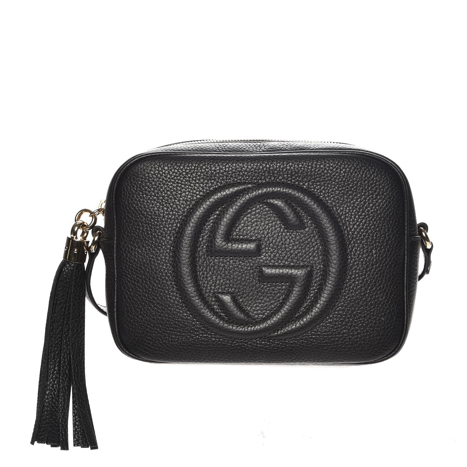 Gucci Pebbled Calfskin Small Soho Disco Bag Black 1 of 8