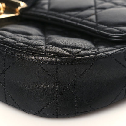 Christian Dior Lambskin Cannage Miss Dior Promenade Pouch Black 9 of 9