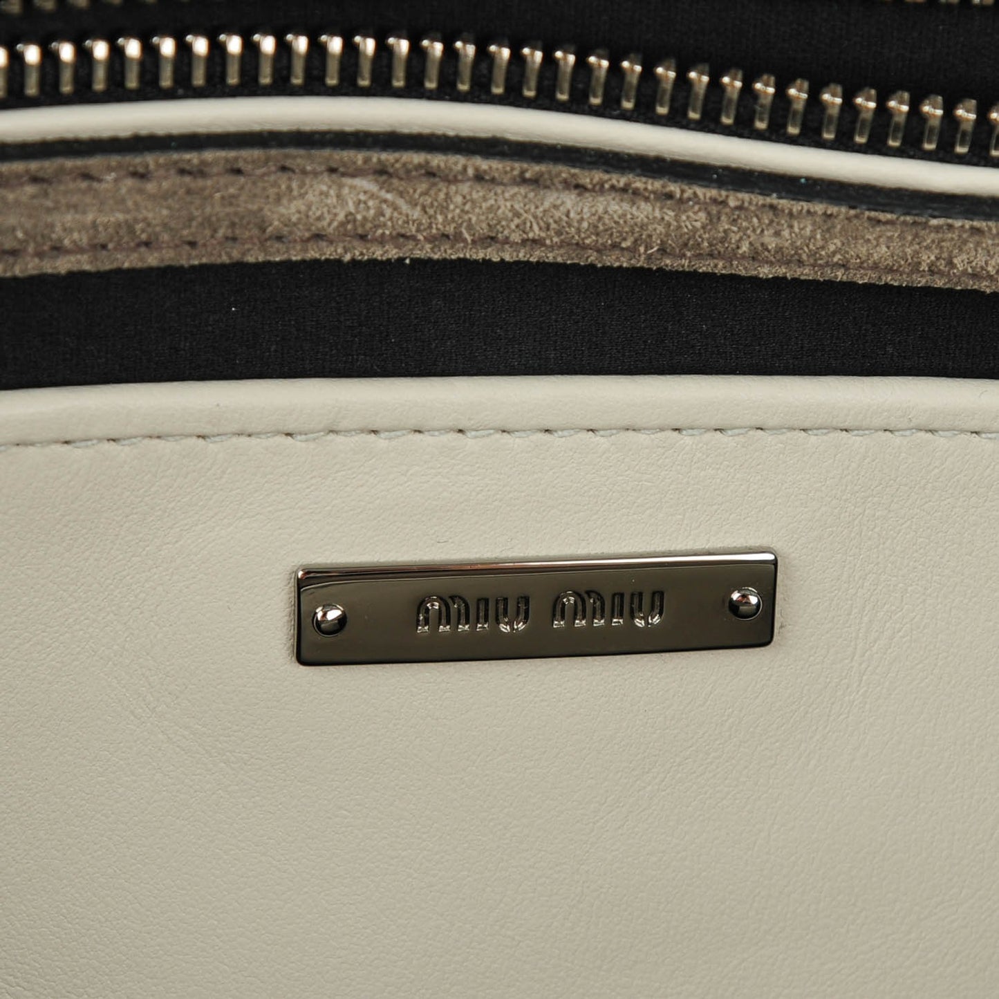 Nappa Matelasse Convertible Satchel Argilla Talco