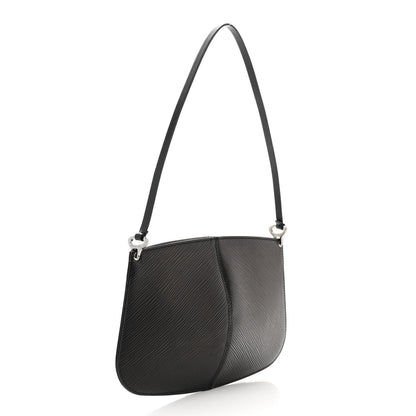 Louis Vuitton LOUIS VUITTON Epi Demi Lune Pochette Black 3 of 9