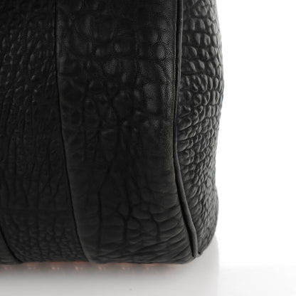 Alexander Wang Pebbled Lambskin Rocco Black Rose Gold Hardware 9 of 10