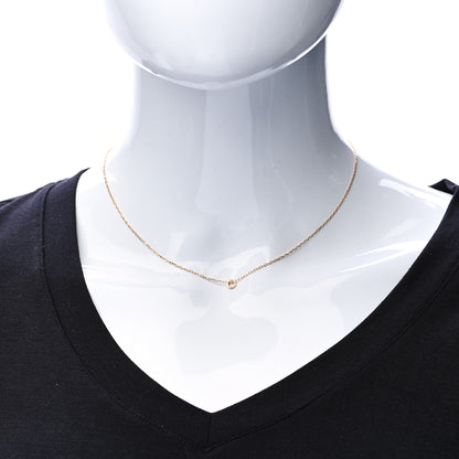 Cartier 18K Yellow Gold Diamond SM D'Amour Pendant Necklace 2 of 5