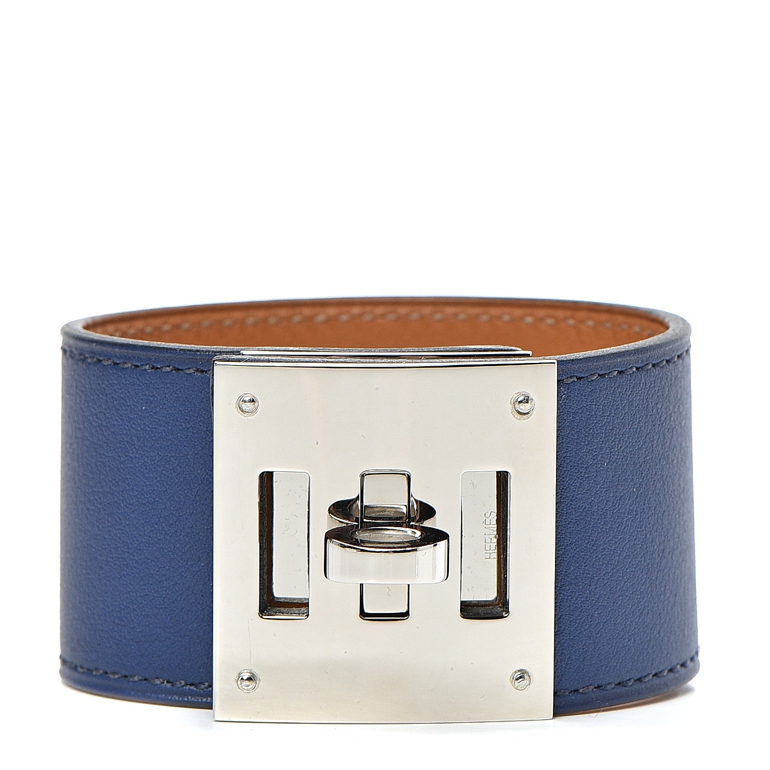 Hermes Swift Kelly Dog Bracelet Bleu Saphir 1 of 5